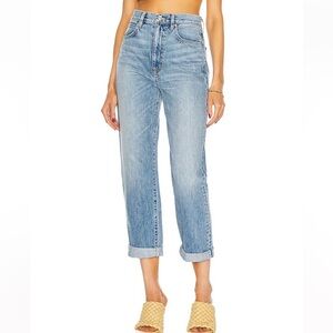 SLVRLAKE Dakota High Rise Relaxed Tapered Leg Jeans Good Times Wash Size 26